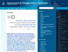 Tablet Screenshot of clinicalpsychology.ro